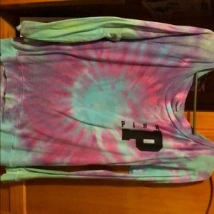 Women’s Victoria secret pink tie dye long sleeve